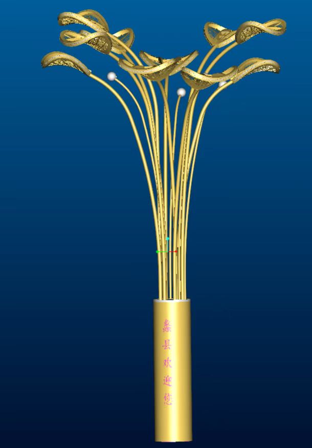 城市地標(biāo)燈之三生杏